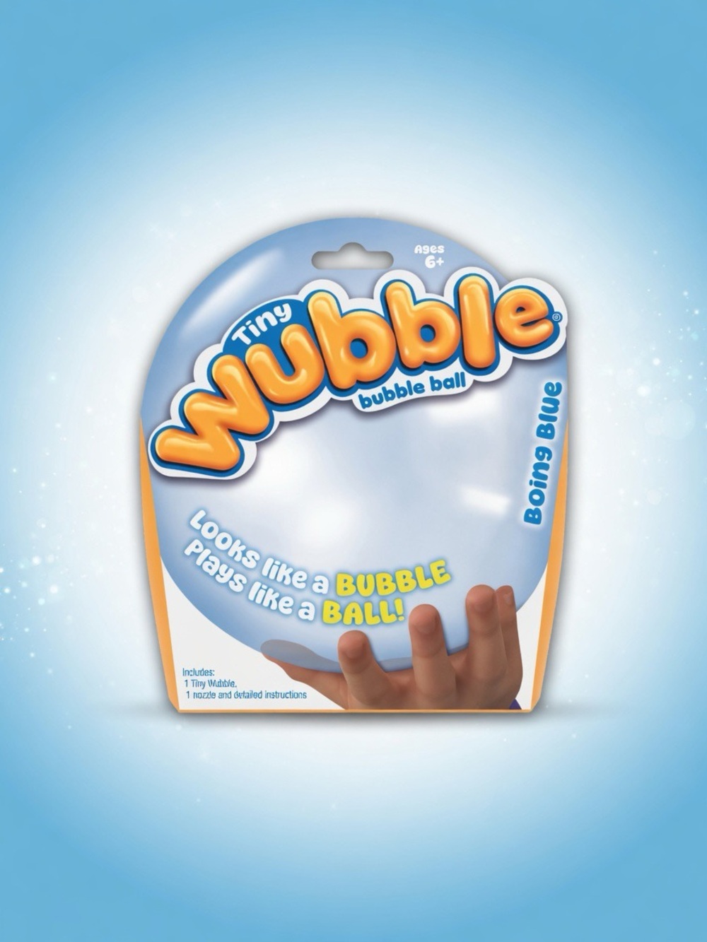 ✨Tiny Wubble Bubble Ball - Blue - make your own nee doh trend ✨